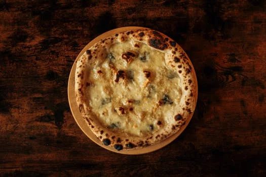 quattro formaggi pizza four cheese blend